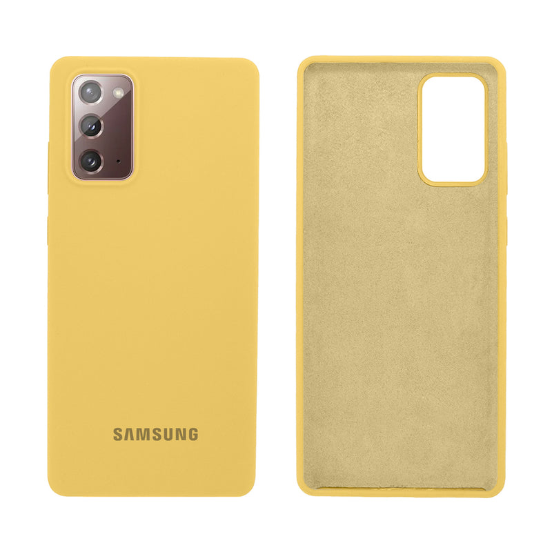 Capinha Celular Galaxy Note 20 Silicone Cover Aveludado