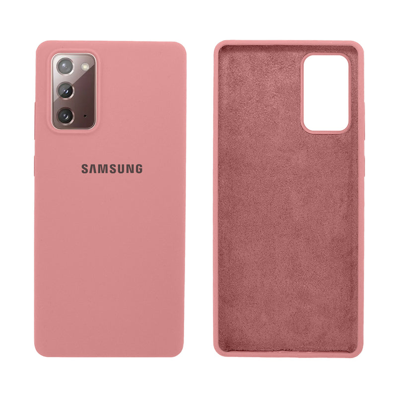 Capinha Celular Galaxy Note 20 Silicone Cover Aveludado