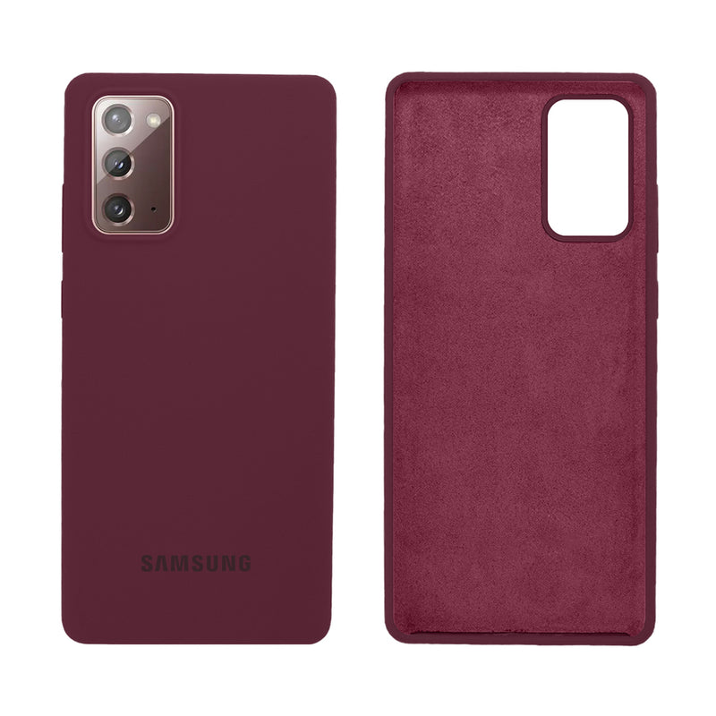 Capinha Celular Galaxy Note 20 Silicone Cover Aveludado