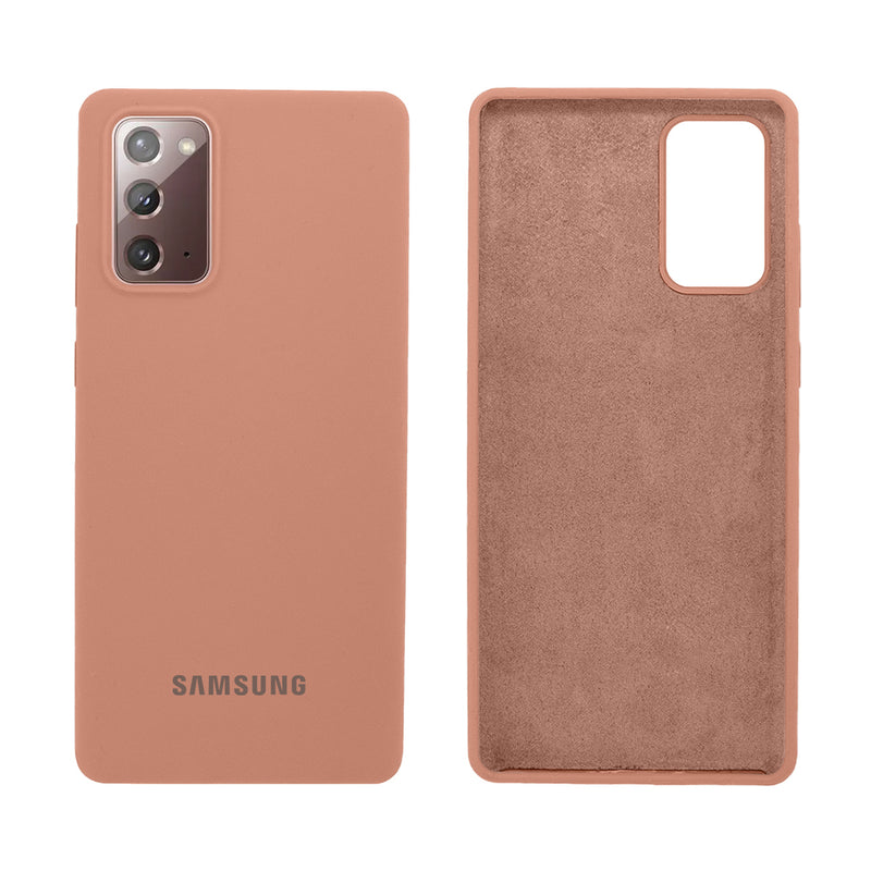 Capinha Celular Galaxy Note 20 Silicone Cover Aveludado