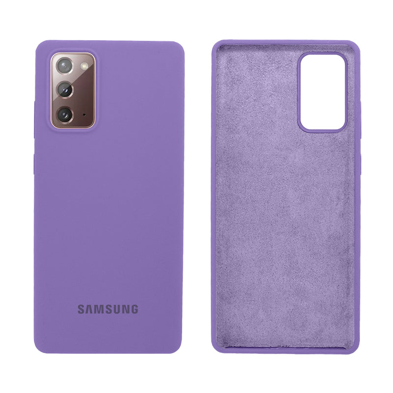 Capinha Celular Galaxy Note 20 Silicone Cover Aveludado