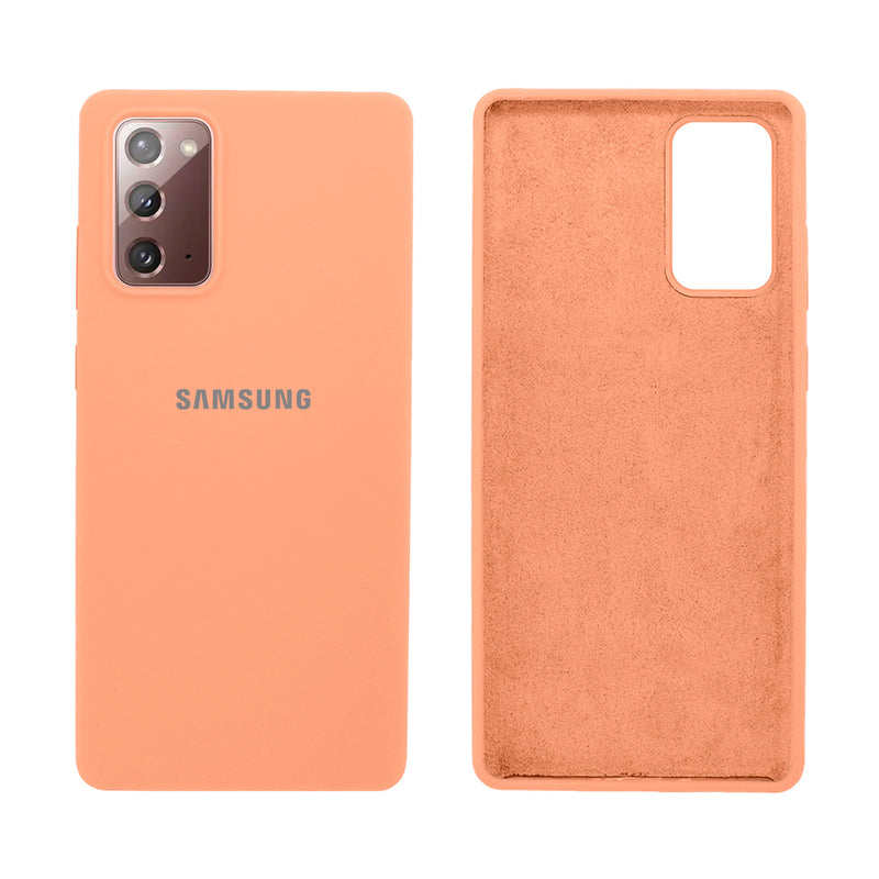 Capinha Celular Galaxy Note 20 Silicone Cover Aveludado