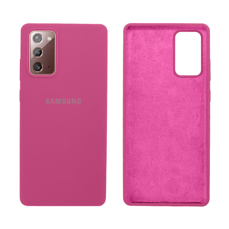 Capinha Celular Galaxy Note 20 Silicone Cover Aveludado