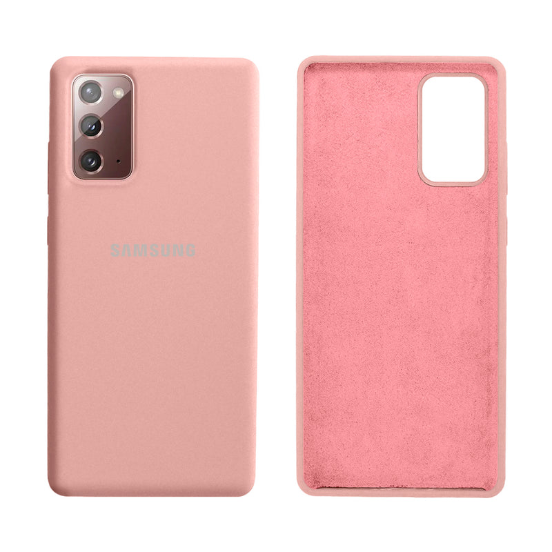 Capinha Celular Galaxy Note 20 Silicone Cover Aveludado