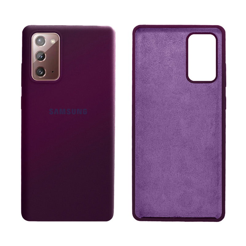 Capinha Celular Galaxy Note 20 Silicone Cover Aveludado