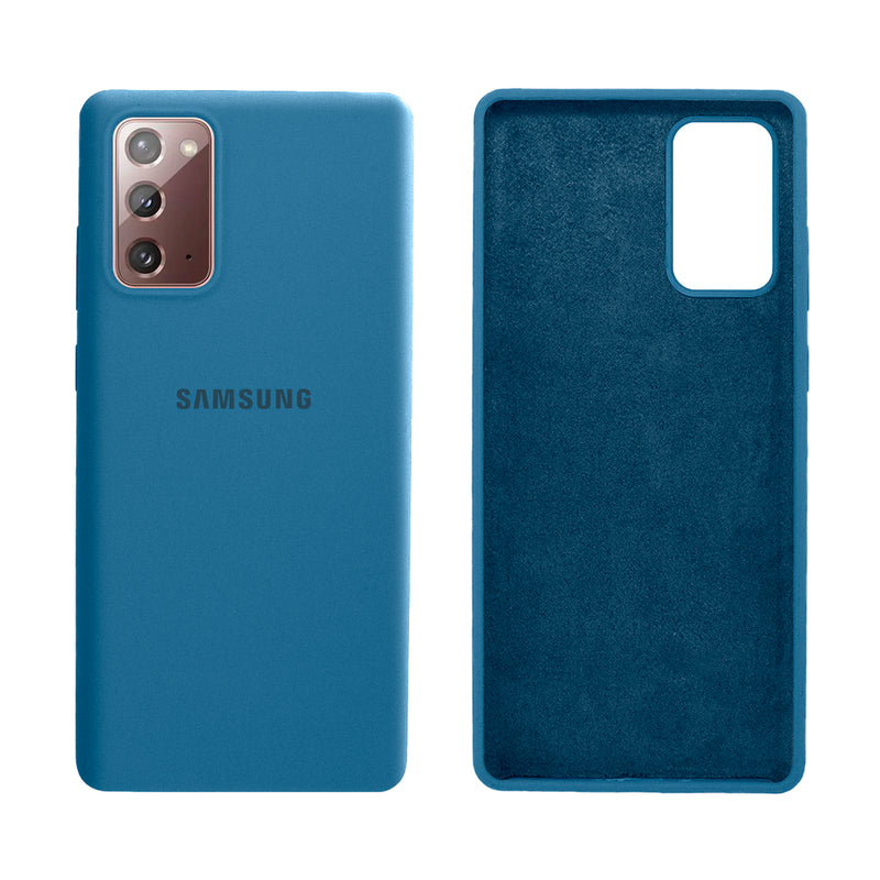 Capinha Celular Galaxy Note 20 Silicone Cover Aveludado