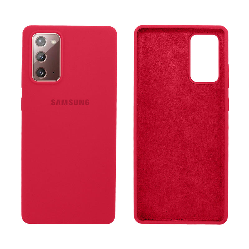 Capinha Celular Galaxy Note 20 Silicone Cover Aveludado