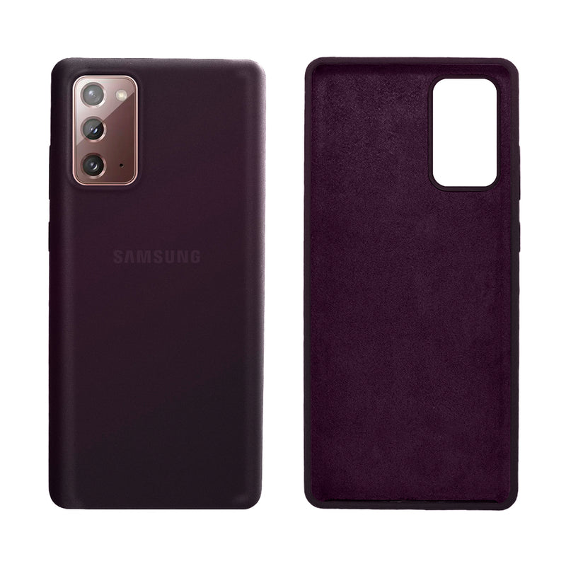 Capinha Celular Galaxy Note 20 Silicone Cover Aveludado