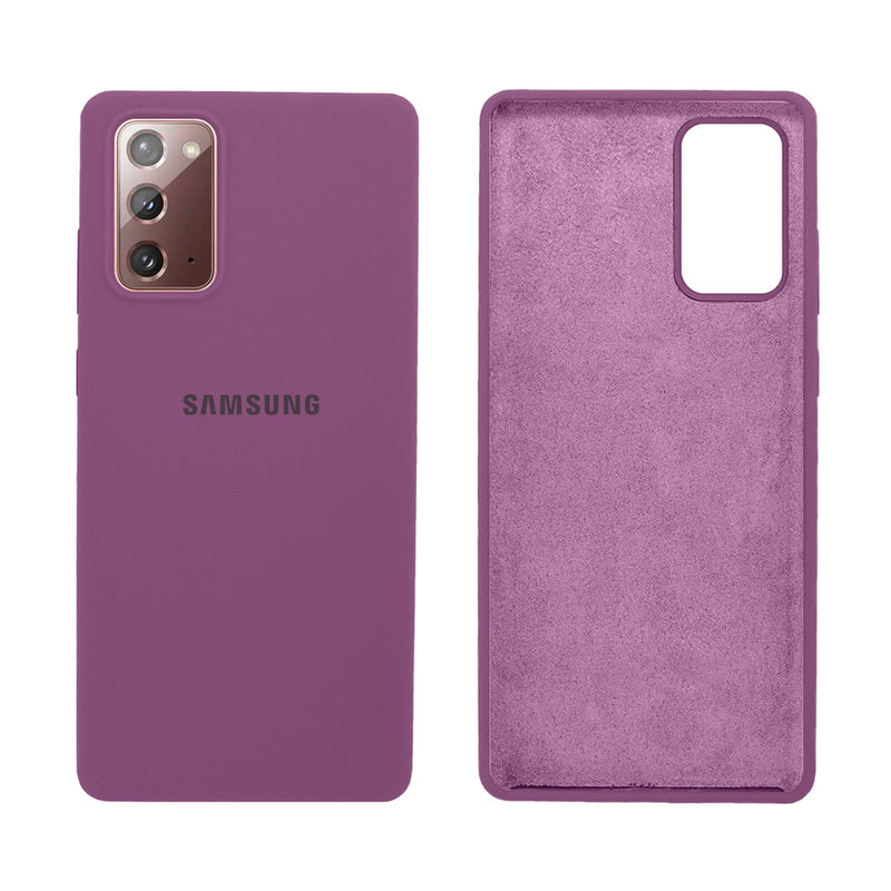 Capinha Celular Galaxy Note 20 Silicone Cover Aveludado