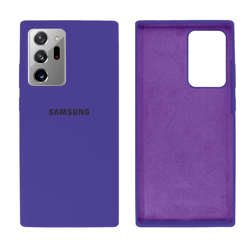 Capinha Celular Galaxy Note 20 Ultra Silicone Cover Aveludado