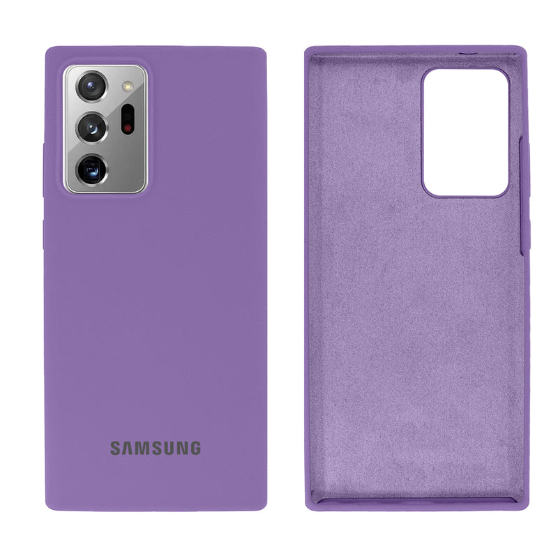 Capinha Celular Galaxy Note 20 Ultra Silicone Cover Aveludado
