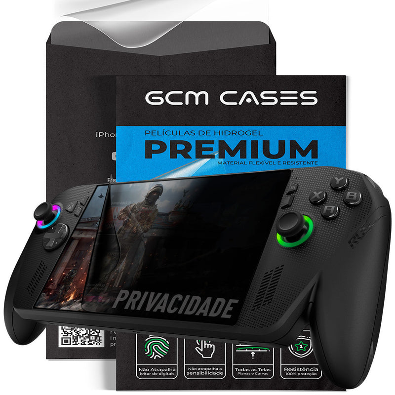 Película Hidrogel ROG Xbox Ally Flexível Transparente ou Fosca Resistente TPU Premium