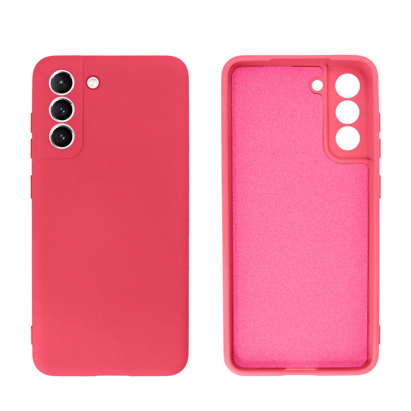 Capinha Celular Galaxy S21 FE Aveludada com Proteção de Câmera Lisa