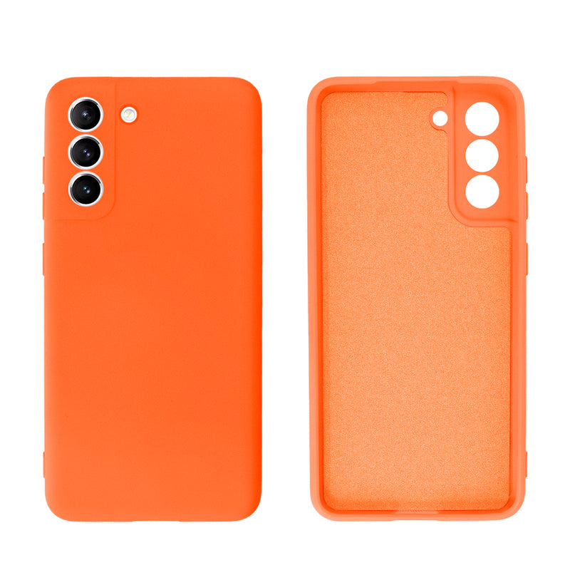 Capinha Celular Galaxy S21 FE Aveludada com Proteção de Câmera Lisa