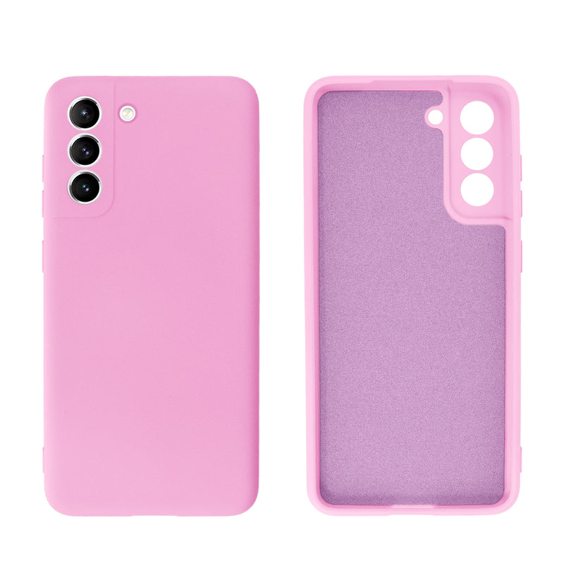 Capinha Celular Galaxy S21 FE Aveludada com Proteção de Câmera Lisa
