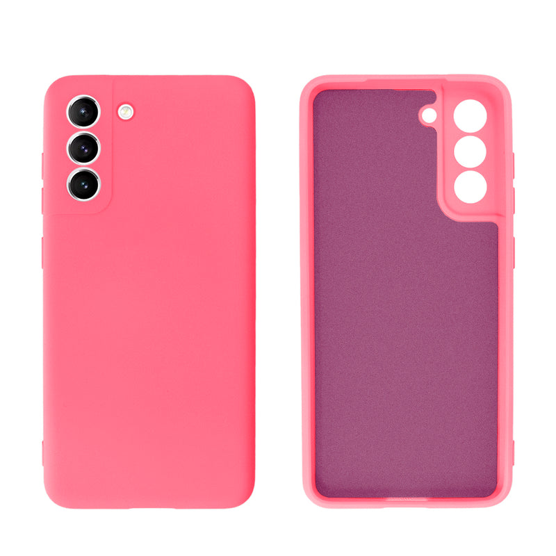 Capinha Celular Galaxy S21 FE Aveludada com Proteção de Câmera Lisa