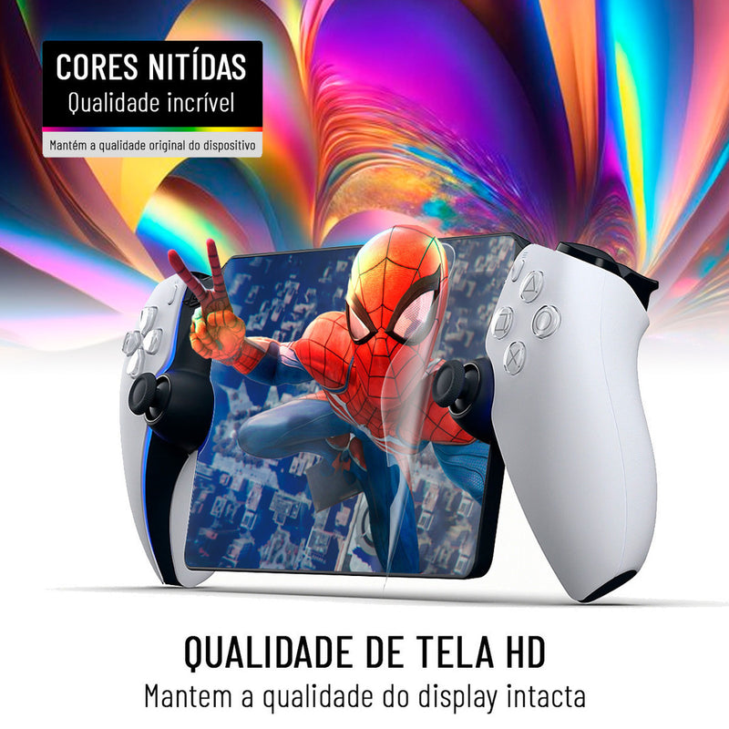 Pelicula Hidrogel Portal Playstation Flexivel Transparente Resistente TPU Premium