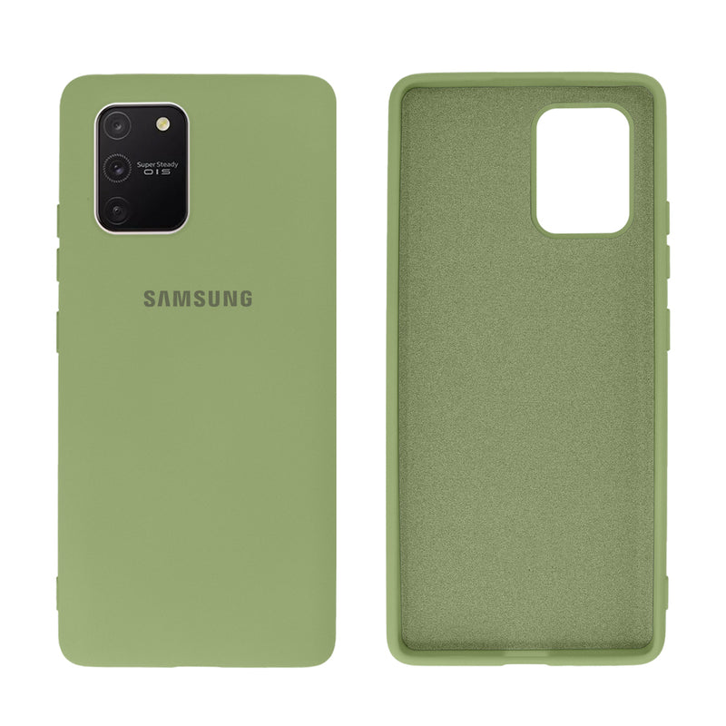 Capinha Celular Galaxy S10 Lite Silicone Cover Aveludado