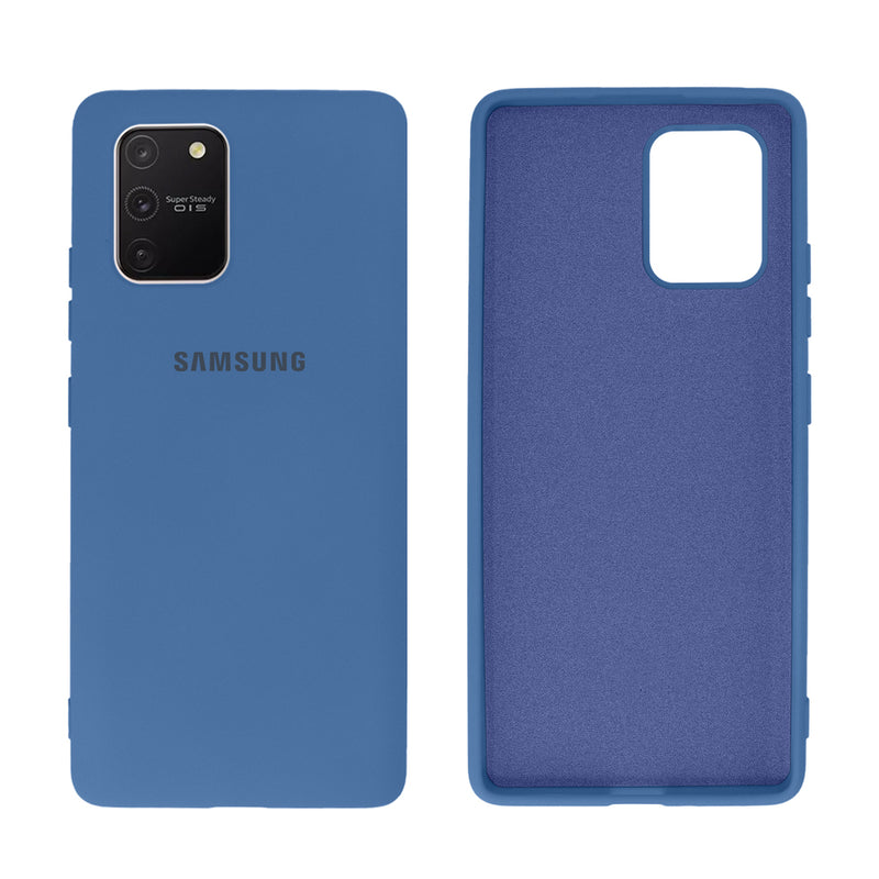 Capinha Celular Galaxy S10 Lite Silicone Cover Aveludado