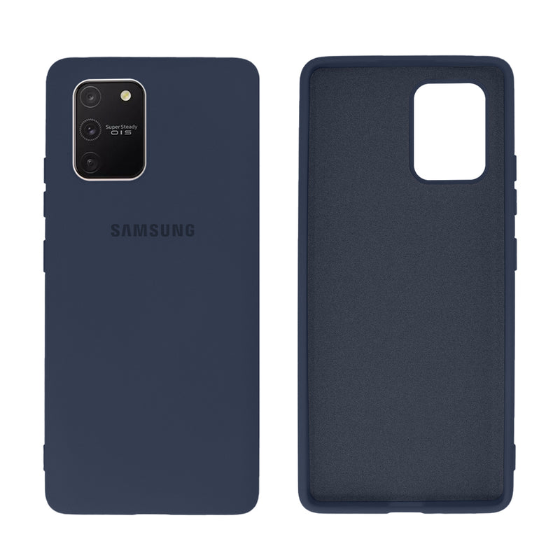Capinha Celular Galaxy S10 Lite Silicone Cover Aveludado