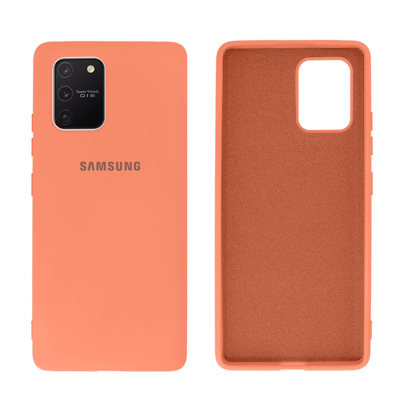 Capinha Celular Galaxy S10 Lite Silicone Cover Aveludado