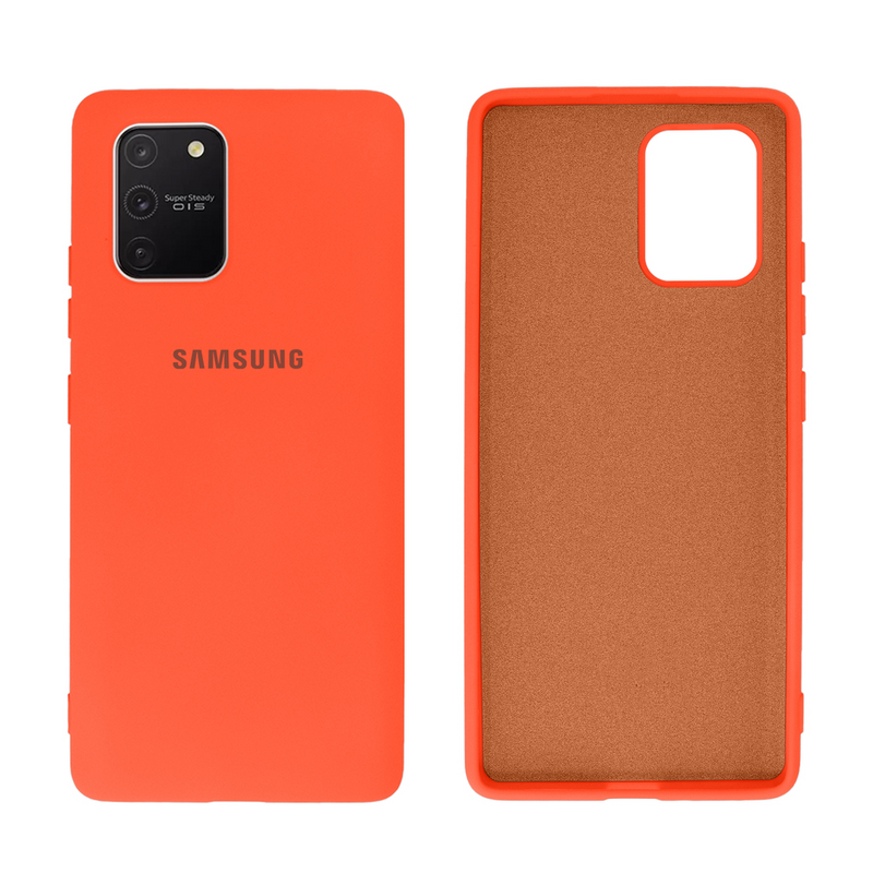 Capinha Celular Galaxy S10 Lite Silicone Cover Aveludado