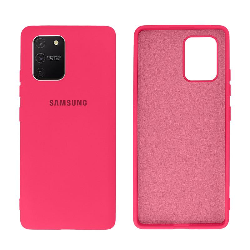 Capinha Celular Galaxy S10 Lite Silicone Cover Aveludado
