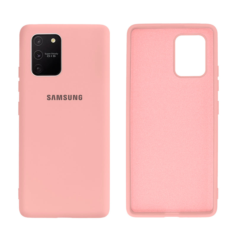 Capinha Celular Galaxy S10 Lite Silicone Cover Aveludado