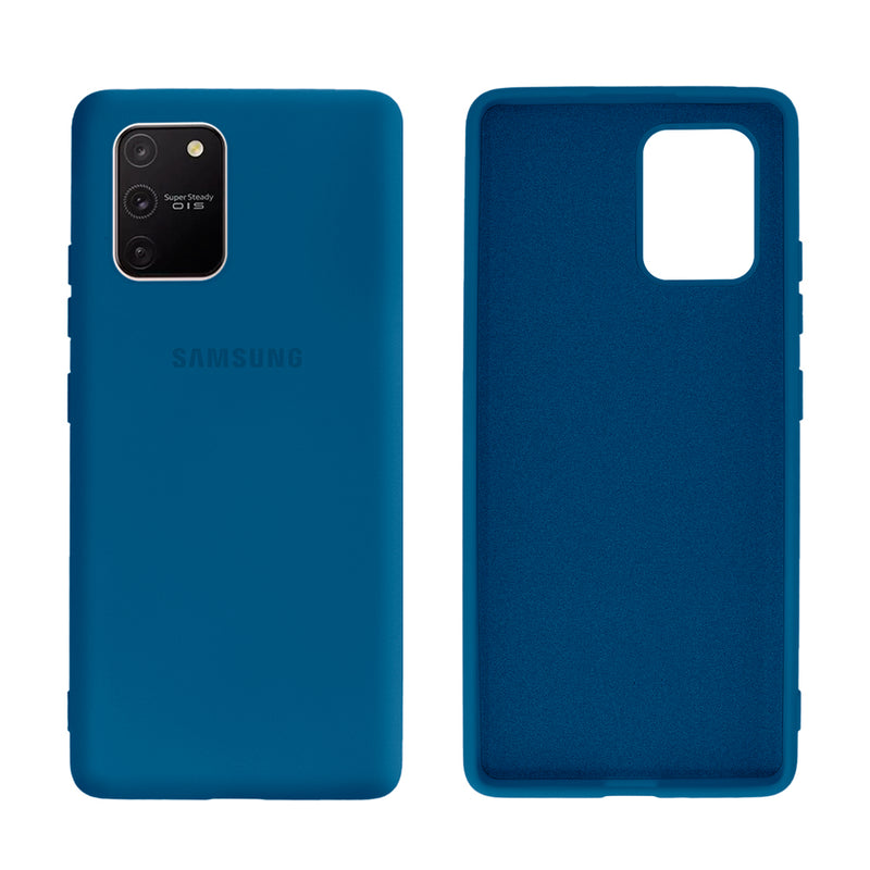 Capinha Celular Galaxy S10 Lite Silicone Cover Aveludado