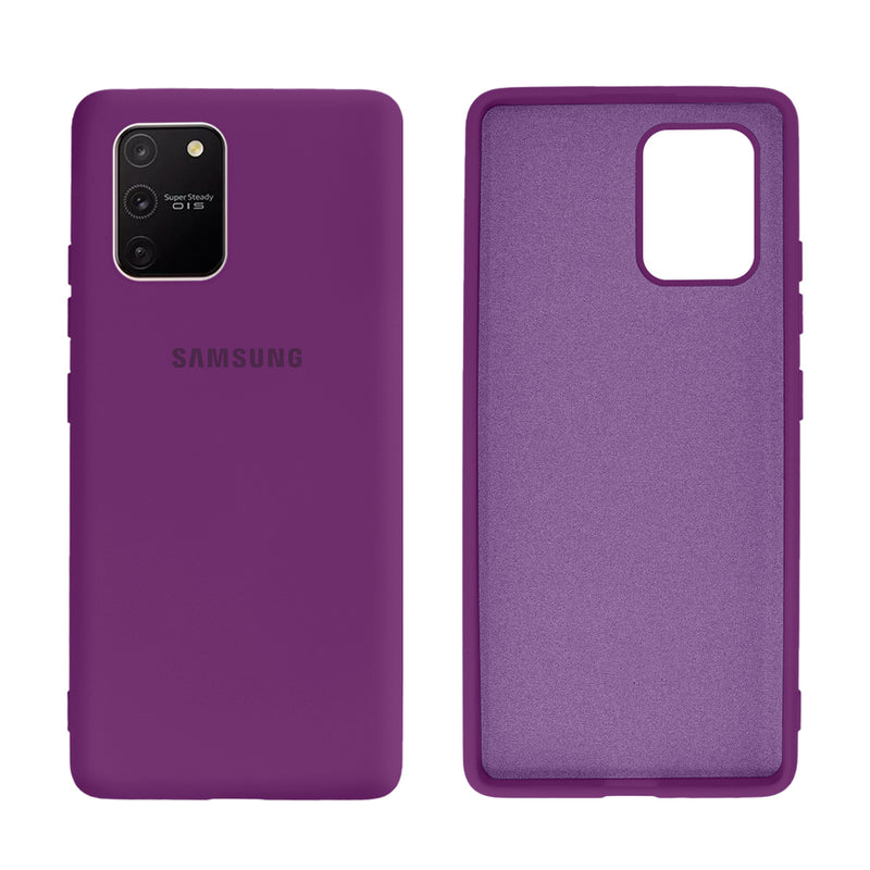 Capinha Celular Galaxy S10 Lite Silicone Cover Aveludado