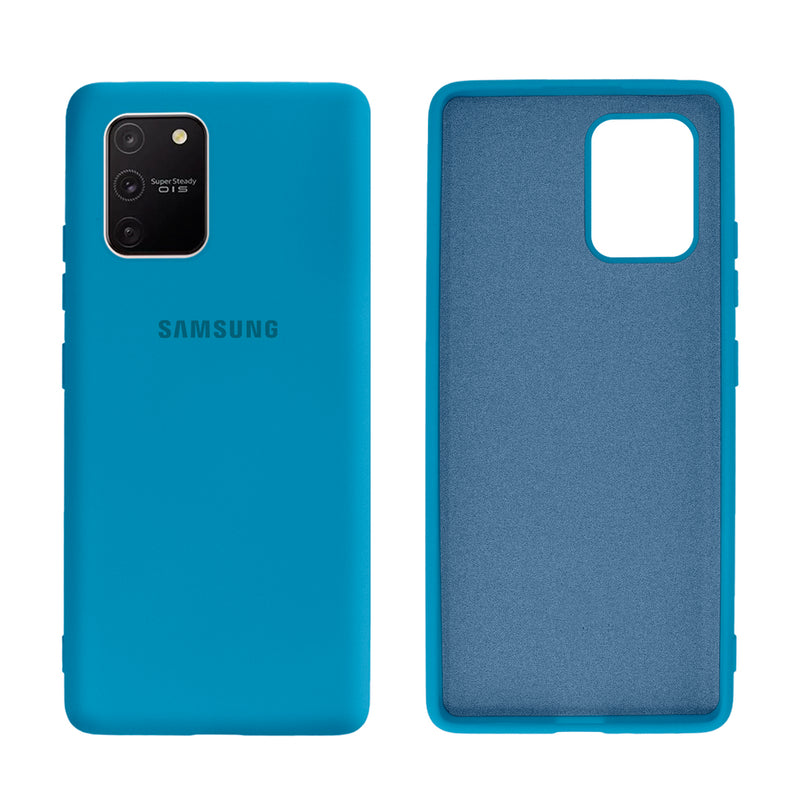 Capinha Celular Galaxy S10 Lite Silicone Cover Aveludado