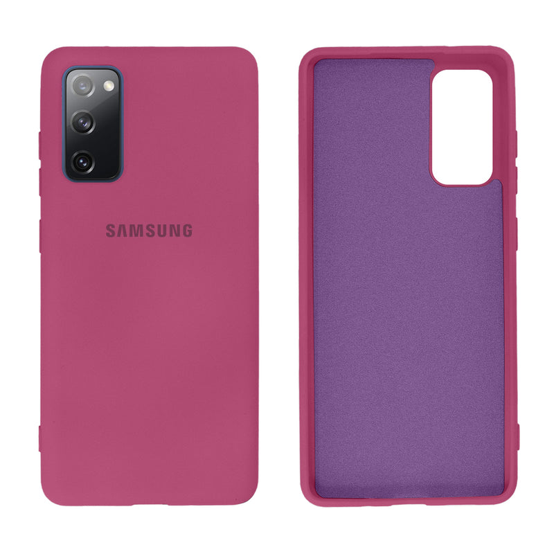 Capinha Celular Galaxy S20 FE Silicone Cover Aveludado