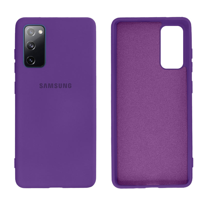 Capinha Celular Galaxy S20 FE Silicone Cover Aveludado