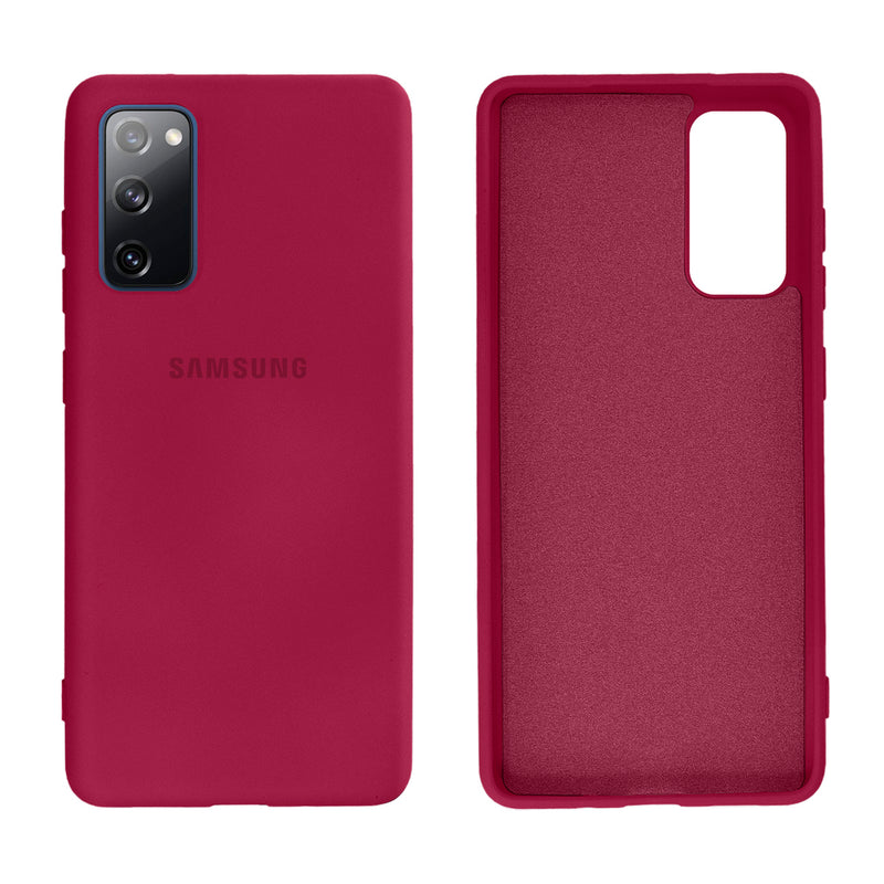 Capinha Celular Galaxy S20 FE Silicone Cover Aveludado