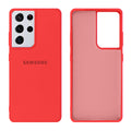 Capinha Celular Galaxy S21 Ultra Silicone Cover Aveludado