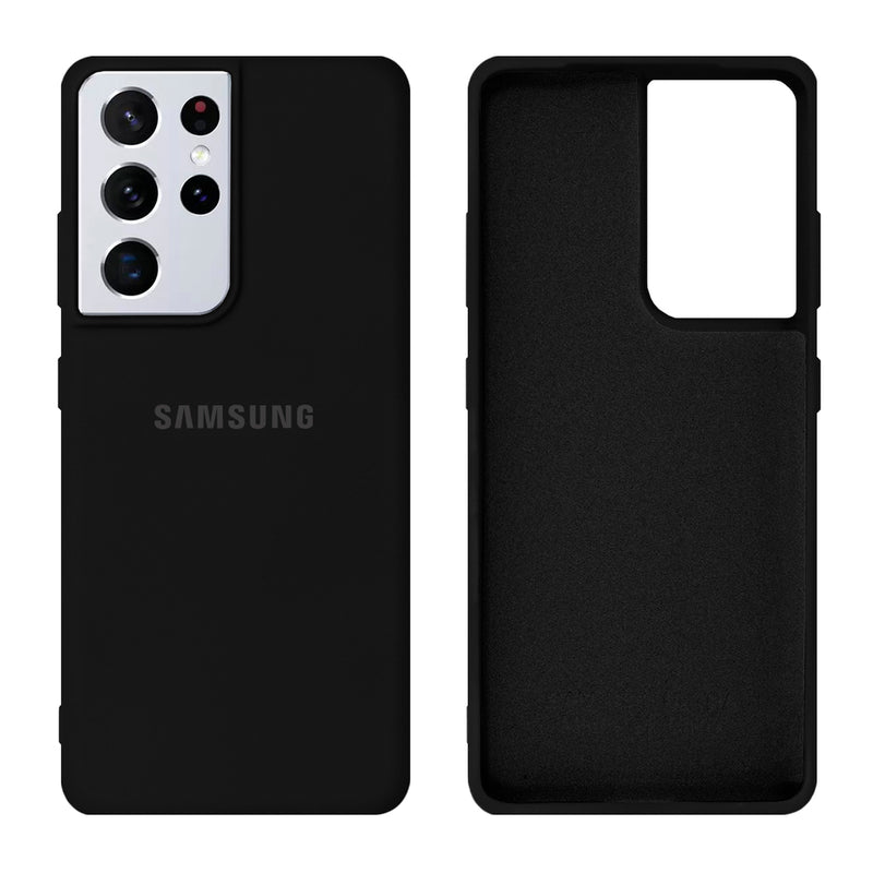 Capinha Celular Galaxy S21 Ultra Silicone Cover Aveludado