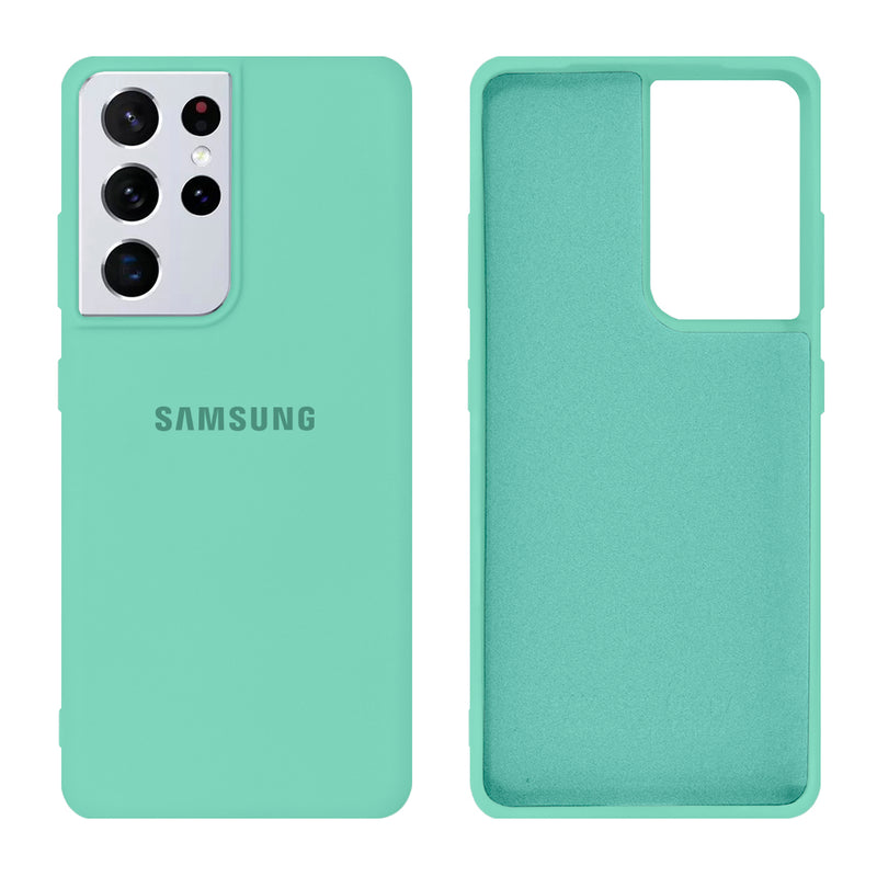 Capinha Celular Galaxy S21 Ultra Silicone Cover Aveludado