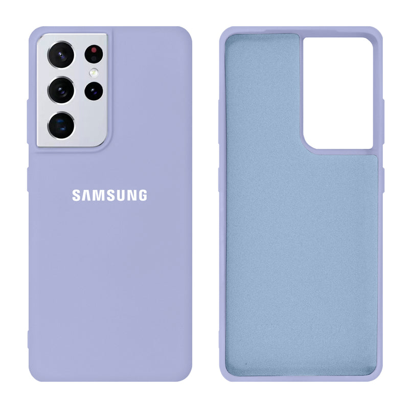 Capinha Celular Galaxy S21 Ultra Silicone Cover Aveludado
