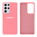 Capinha Celular Galaxy S21 Ultra Silicone Cover Aveludado