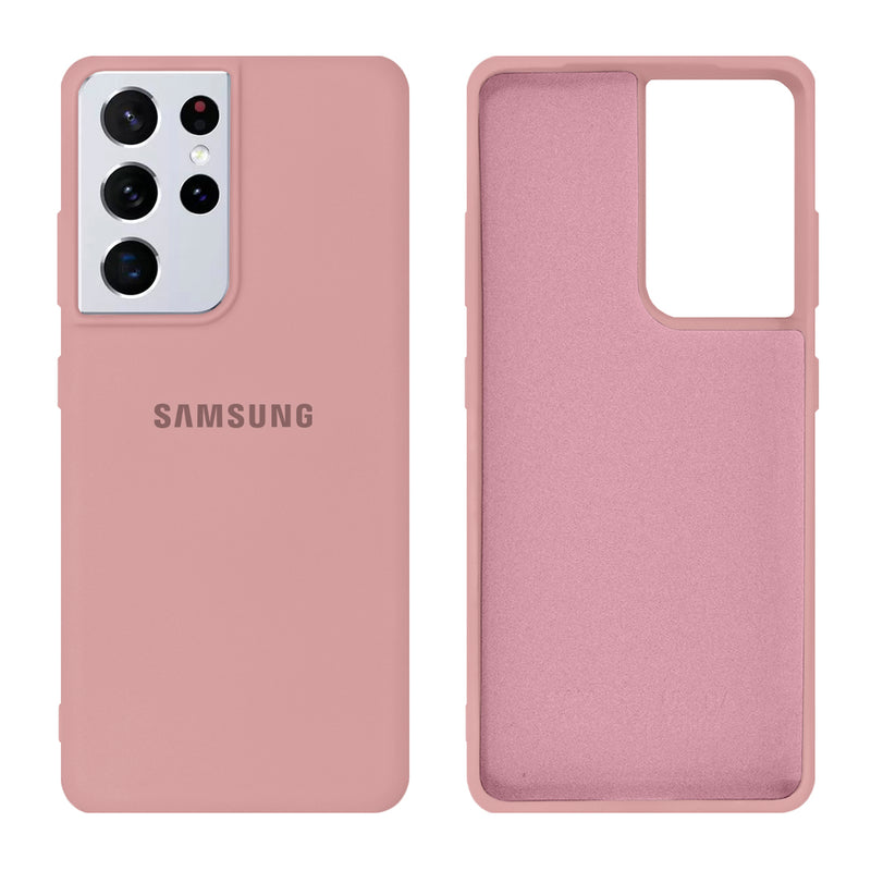 Capinha Celular Galaxy S21 Ultra Silicone Cover Aveludado