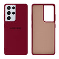 Capinha Celular Galaxy S21 Ultra Silicone Cover Aveludado