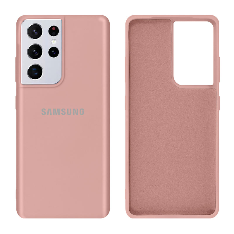 Capinha Celular Galaxy S21 Ultra Silicone Cover Aveludado