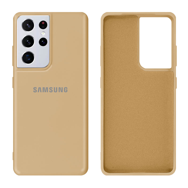 Capinha Celular Galaxy S21 Ultra Silicone Cover Aveludado