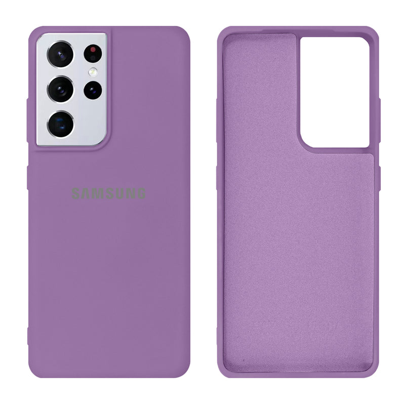 Capinha Celular Galaxy S21 Ultra Silicone Cover Aveludado