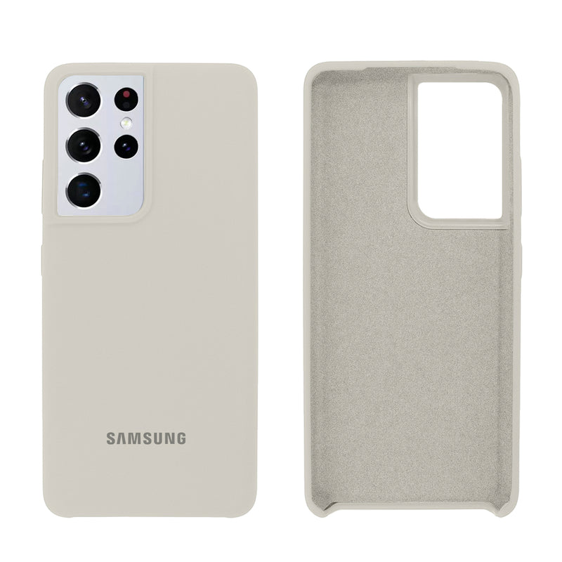 Capinha Celular Galaxy S21 Ultra Silicone Cover Aveludado
