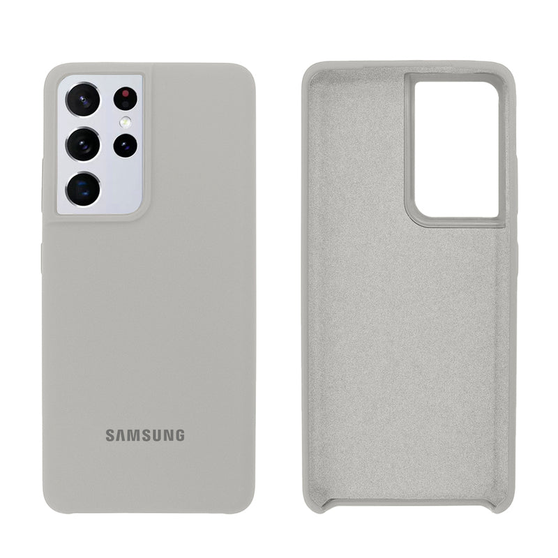 Capinha Celular Galaxy S21 Ultra Silicone Cover Aveludado