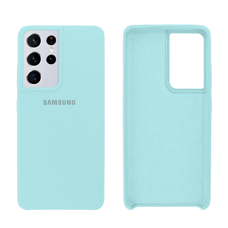 Capinha Celular Galaxy S21 Ultra Silicone Cover Aveludado