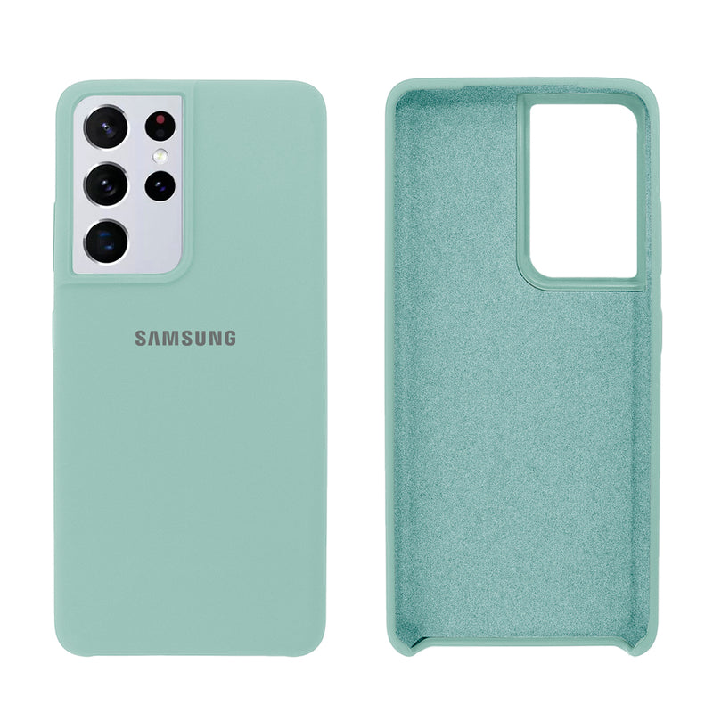 Capinha Celular Galaxy S21 Ultra Silicone Cover Aveludado