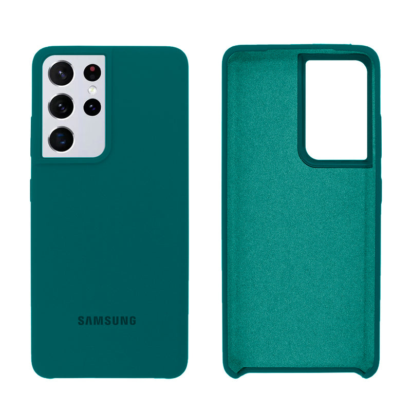 Capinha Celular Galaxy S21 Ultra Silicone Cover Aveludado