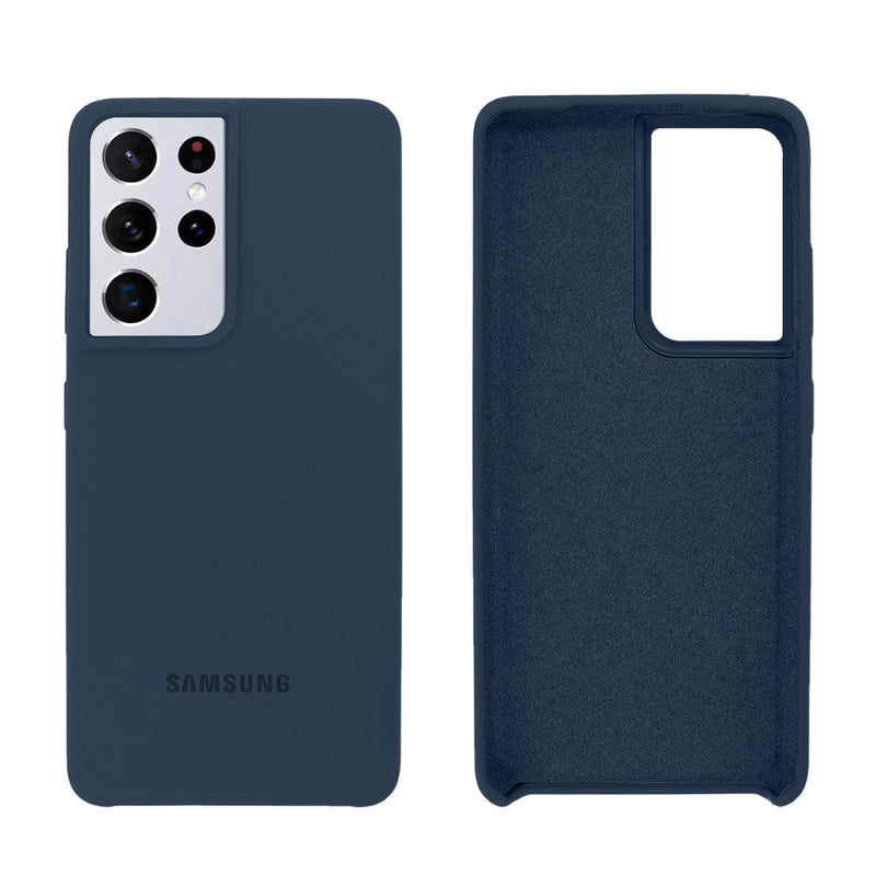 Capinha Celular Galaxy S21 Ultra Silicone Cover Aveludado